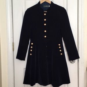 Deep Navy Coat Dress